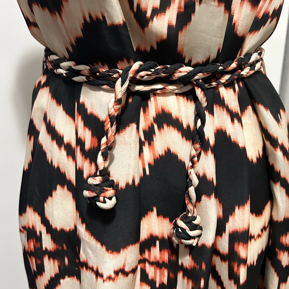 Ulla Johnson Black and Cream Maxi Dress - Picture 6 of 10